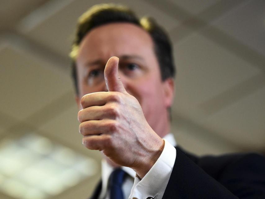 David Cameron, eufórico tras el acuerdo sobre el 'Brexit'