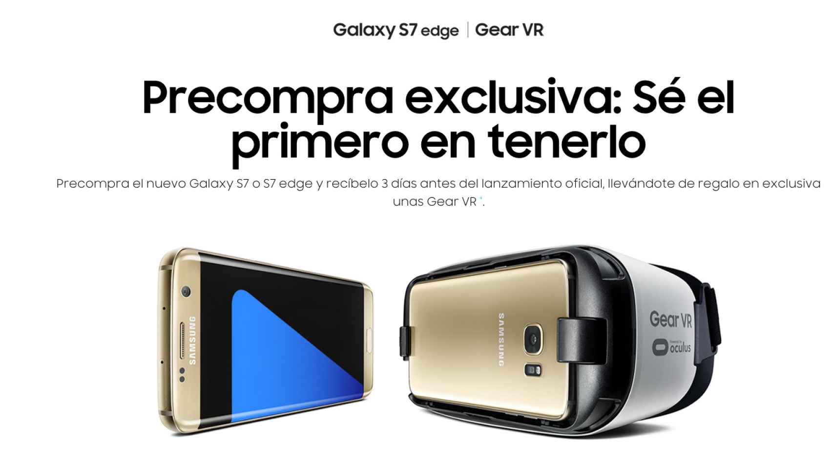 Samsung Galaxy S7 y S7 Edge ya disponible para comprar en preventa