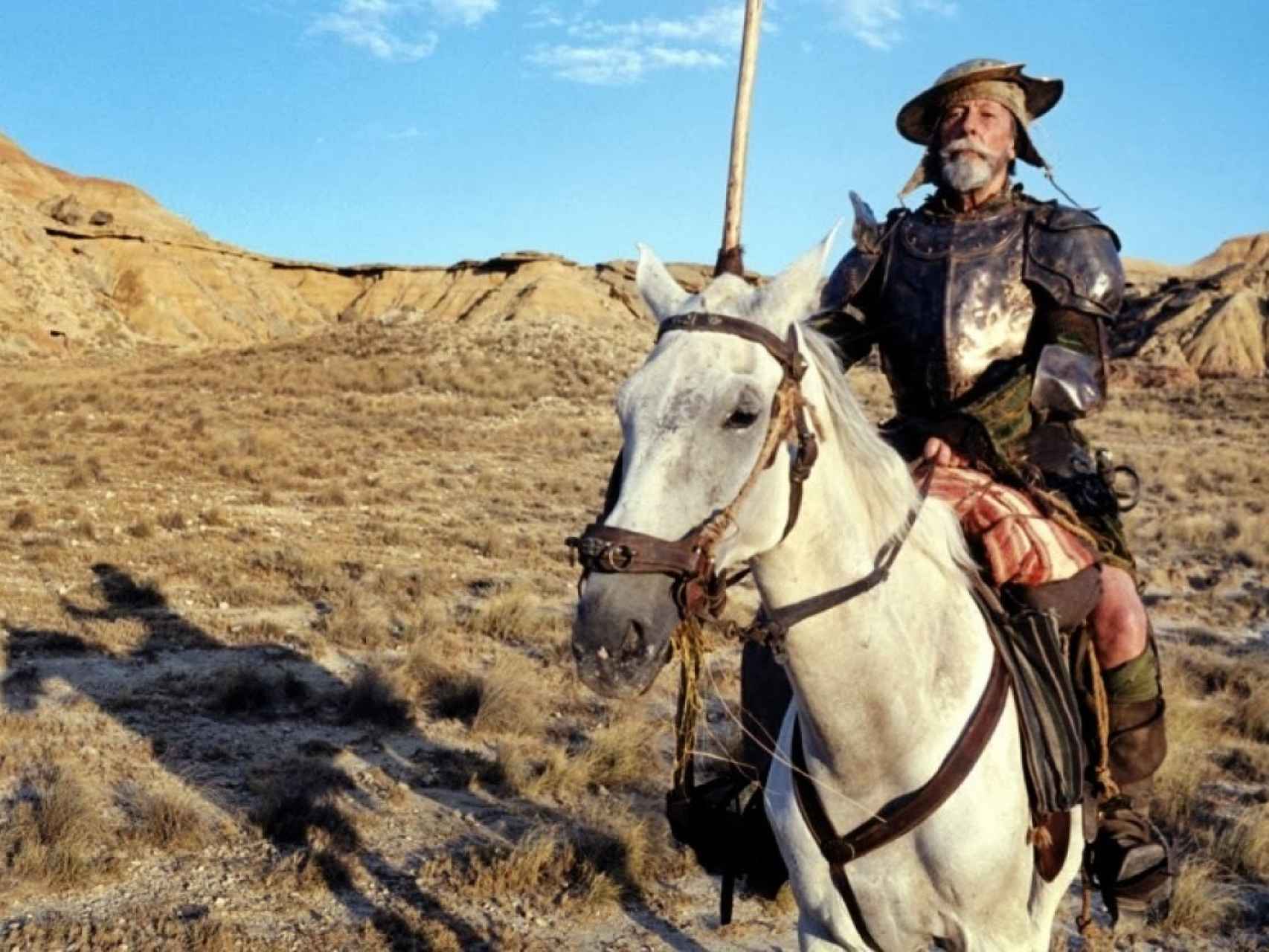 El Hombre que mató a Don Quijote, de Terry Gilliam, con Jean Rochefort.