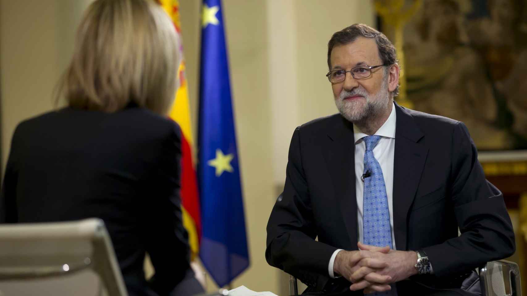 Susanna Griso entrevista a Mariano Rajoy.