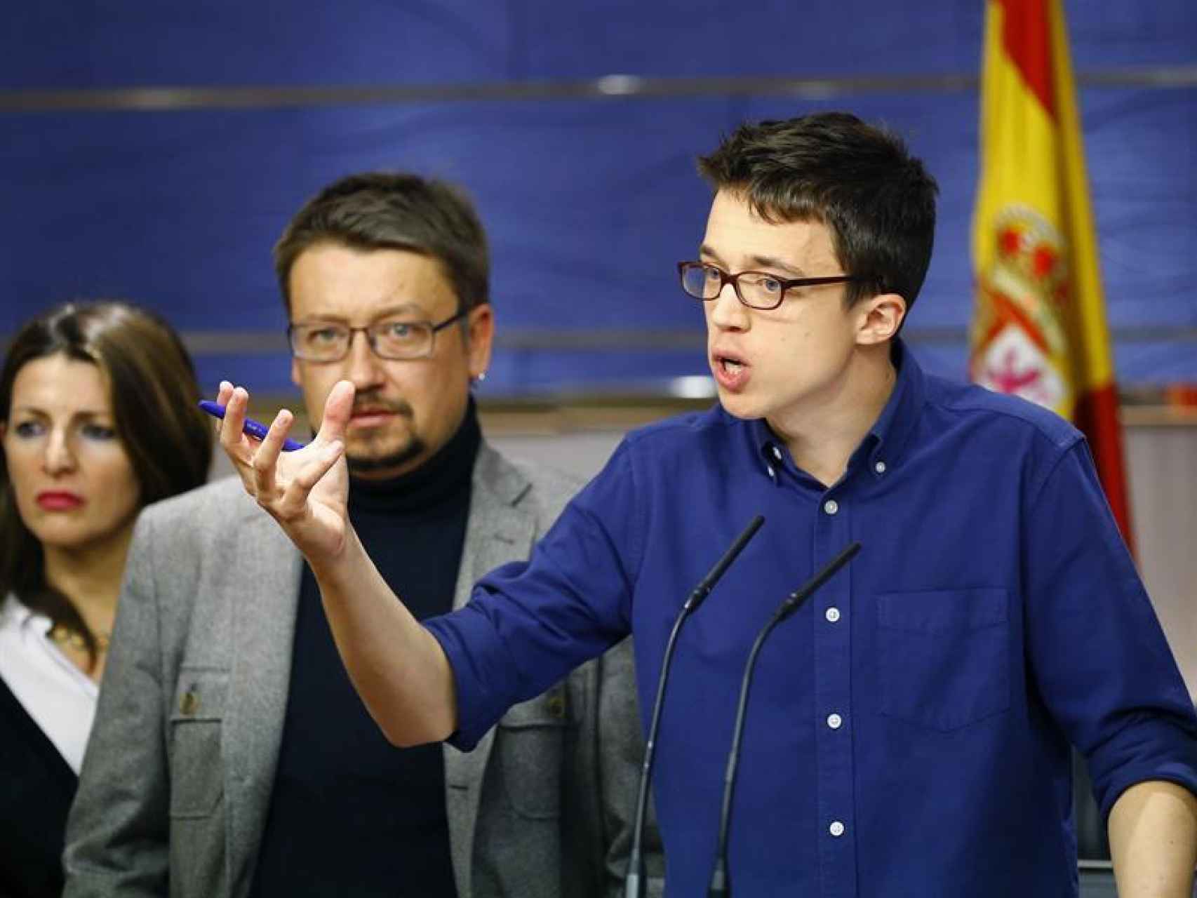 Errejón ha comparecido en el Congreso para explicar la ruptura con el PSOE