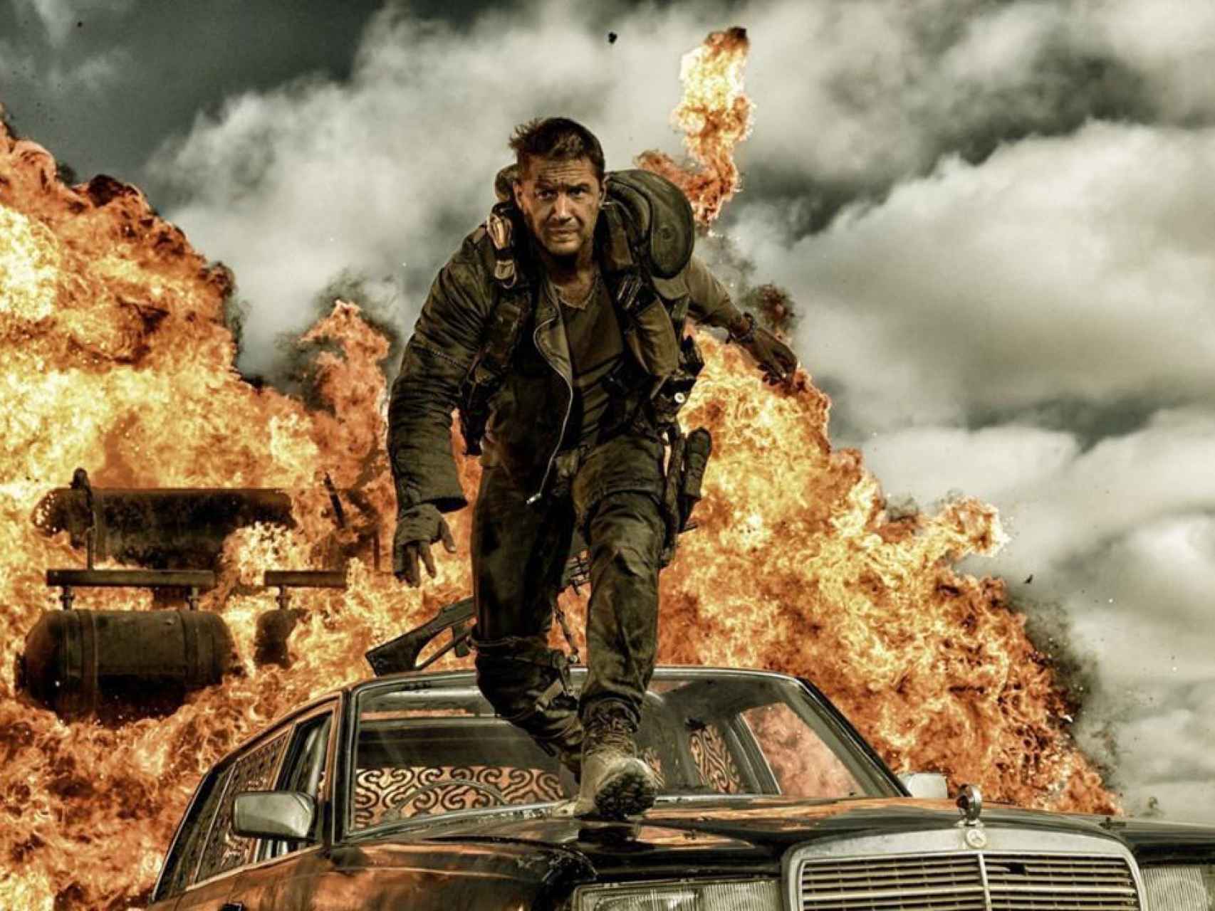 Tom Hardy en un fotograma de Mad Max
