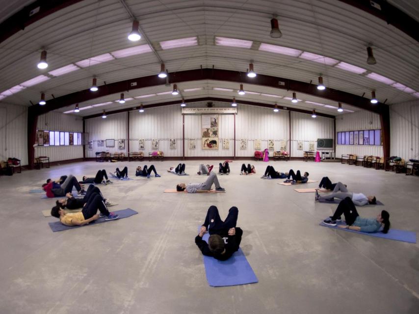 La  nave de entrenamiento de la preparación física