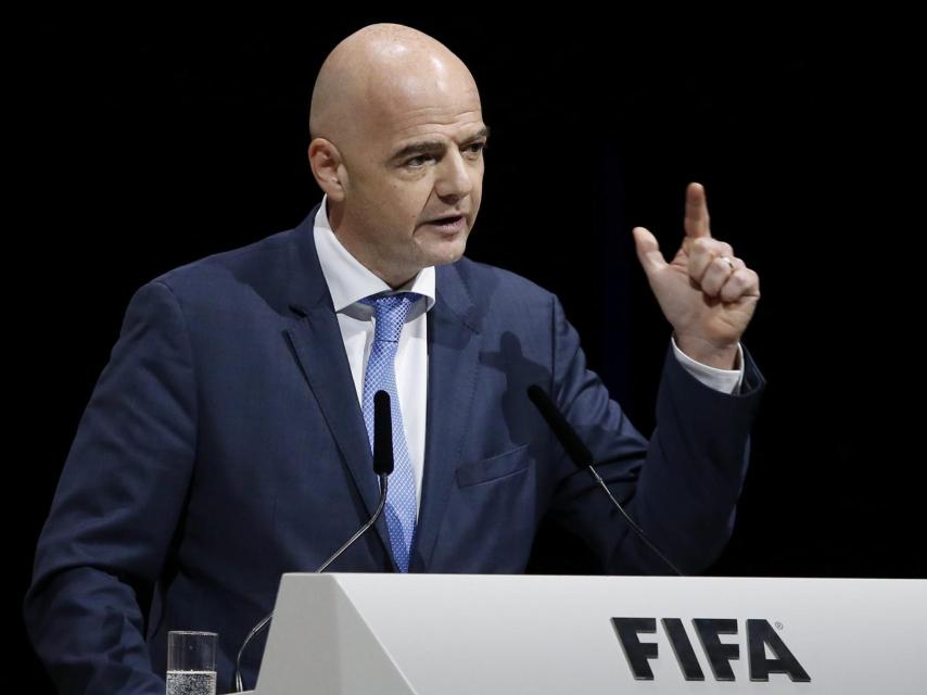 Gianni Infantino, candidato a la presidencia de la FIFA.