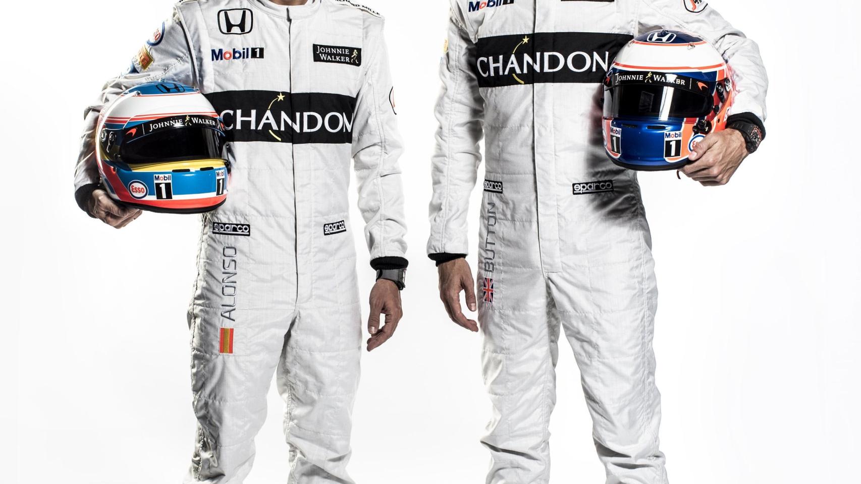 Fernando Alonso y Jenson Button.