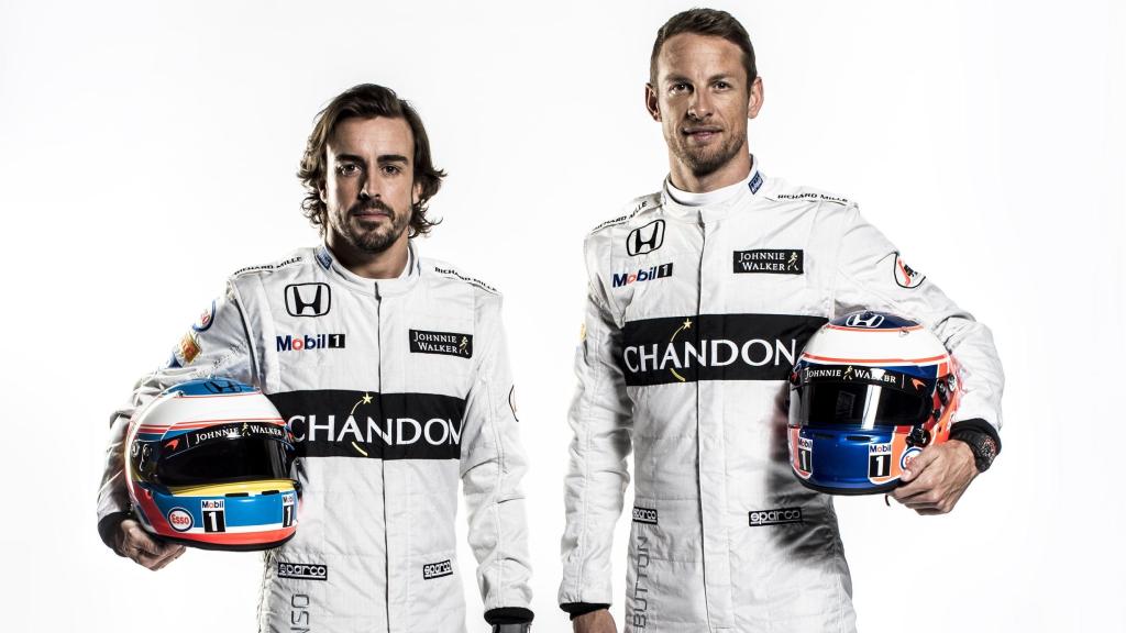 Fernando Alonso y Jenson Button.