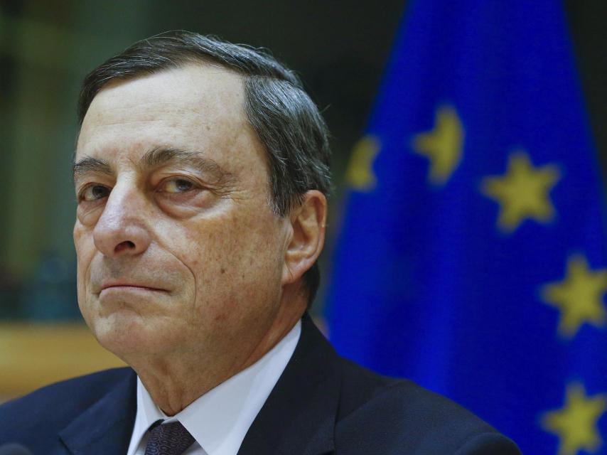 El presidente del BCE, Mario Draghi, en la Eurocámara