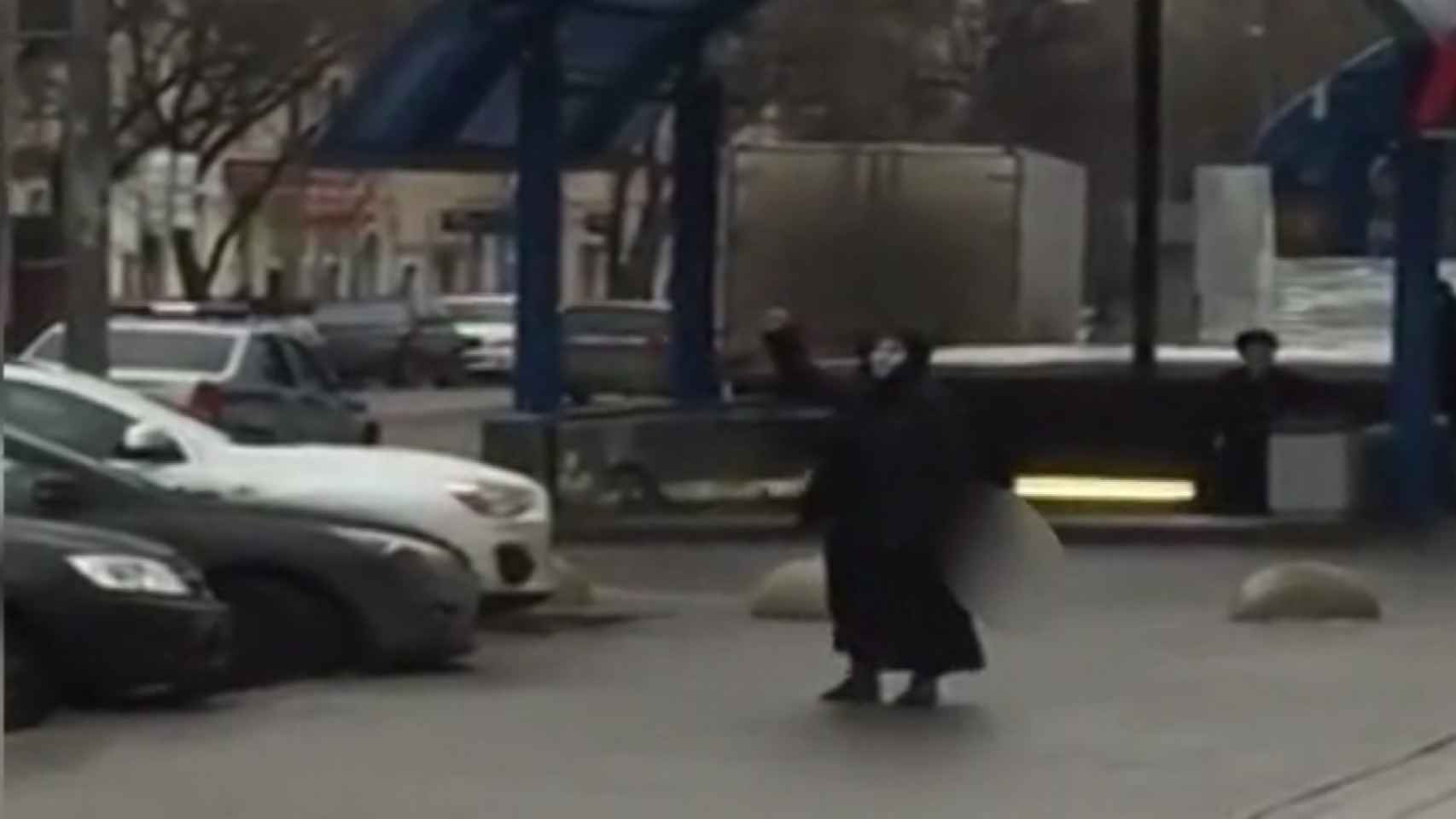Captura de un vídeo de Russia Today sobre la presunta asesina.