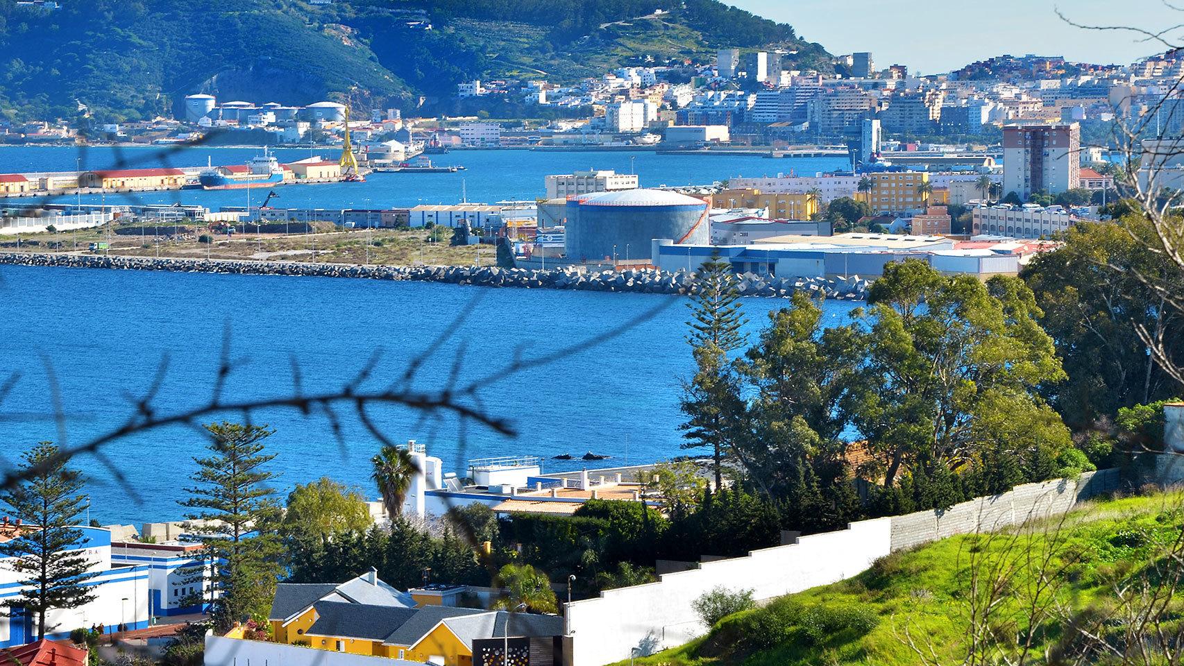 Vista aérea de Ceuta.