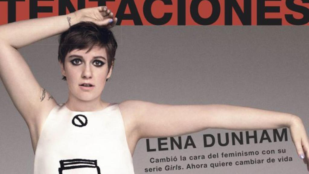 Lena Dunham en la portada de Tentaciones