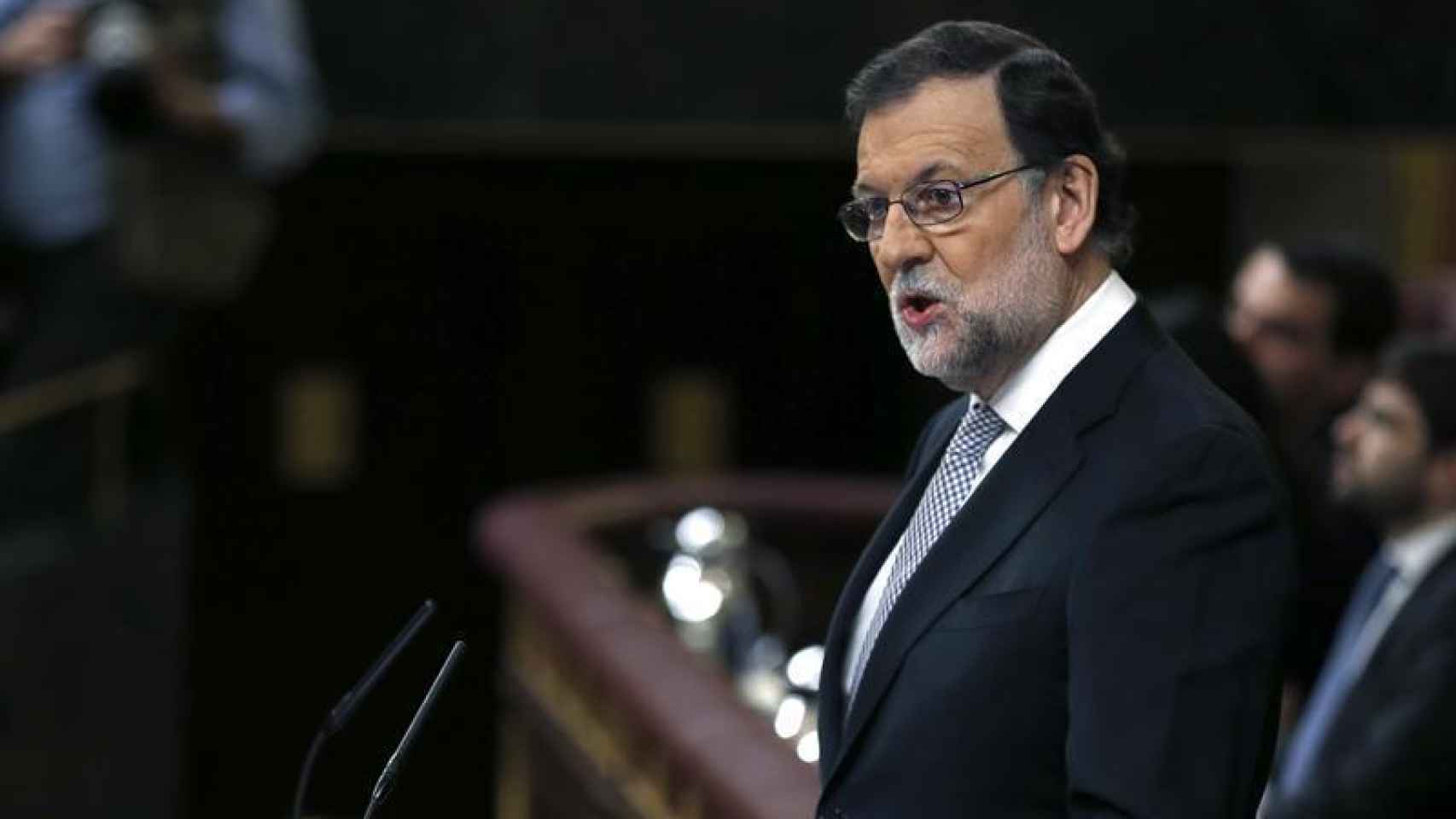 Mariano Rajoy en la sesión de investidura