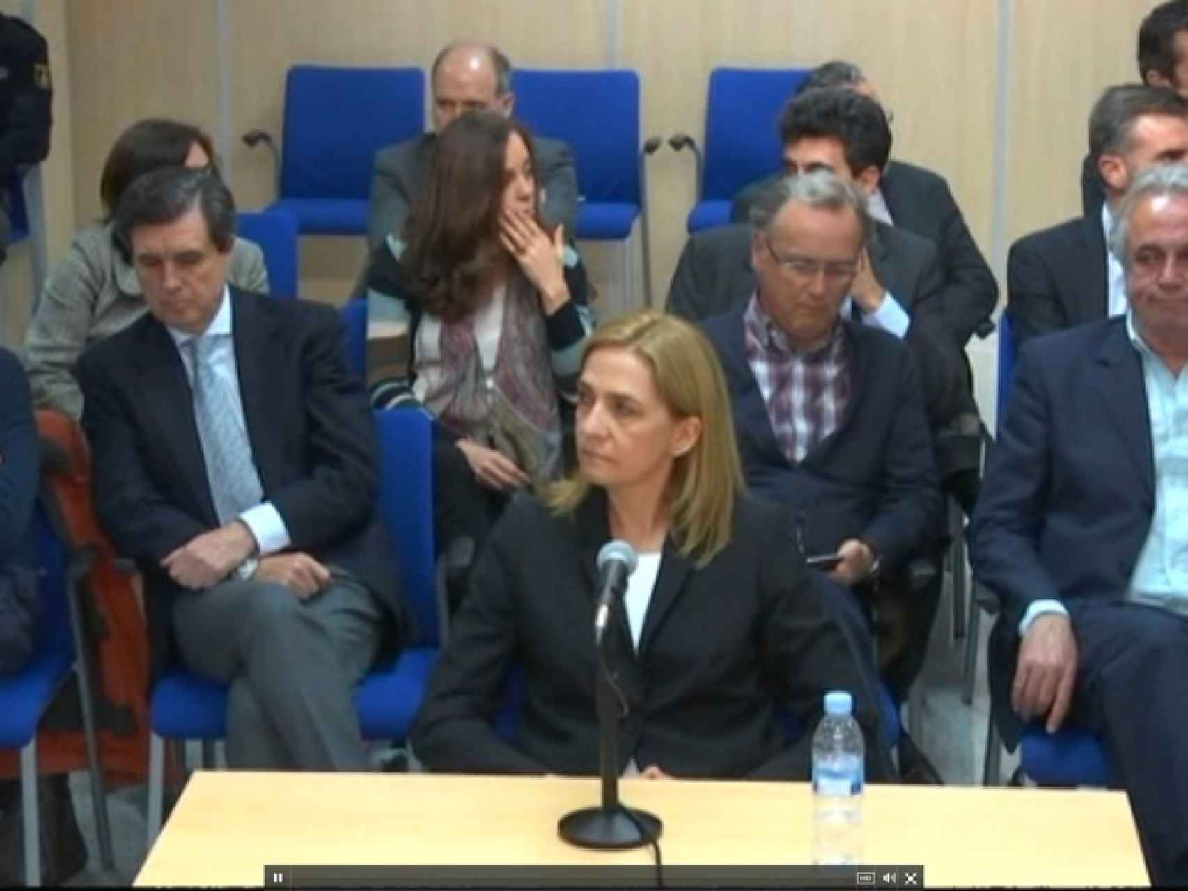 Cristina de Borbón en la Audiencia de Baleares.