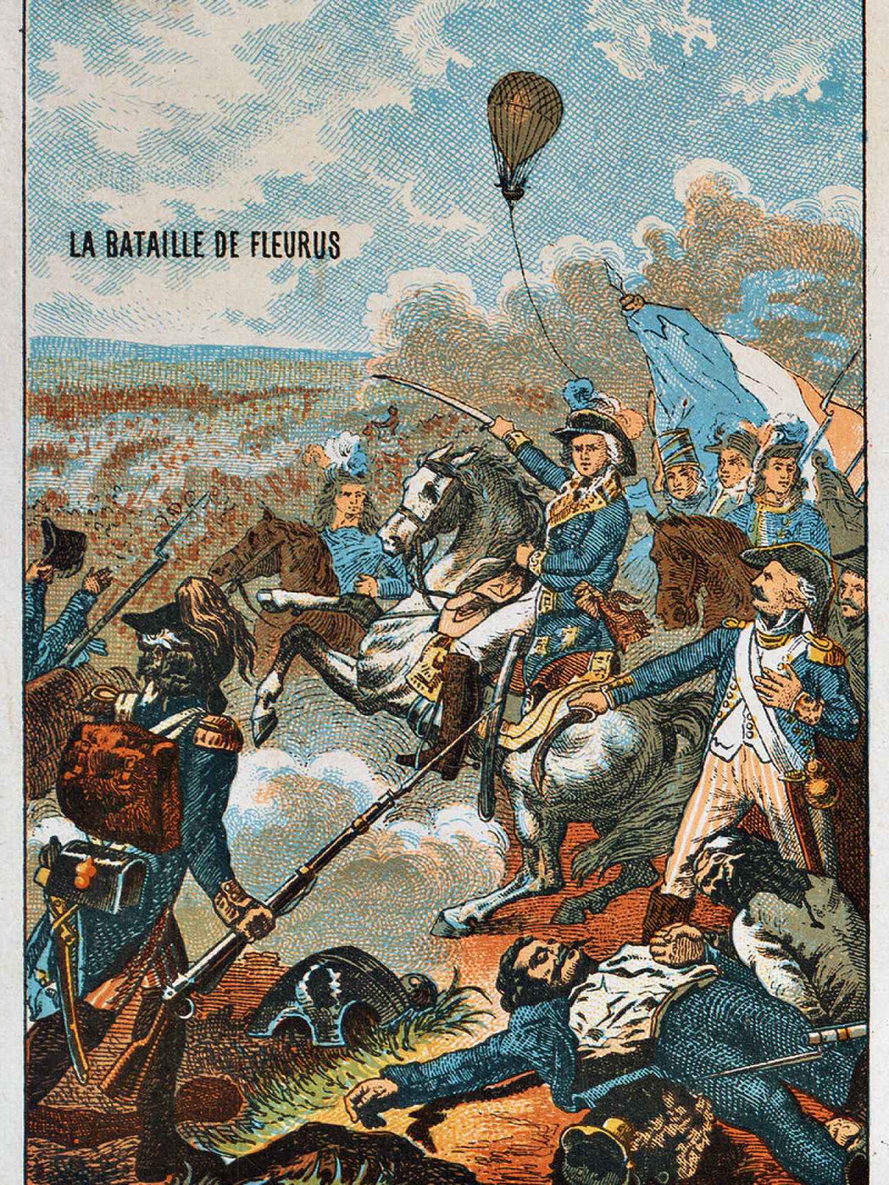 Globo francés utilizado en la batalla de Fleurus (1794).
