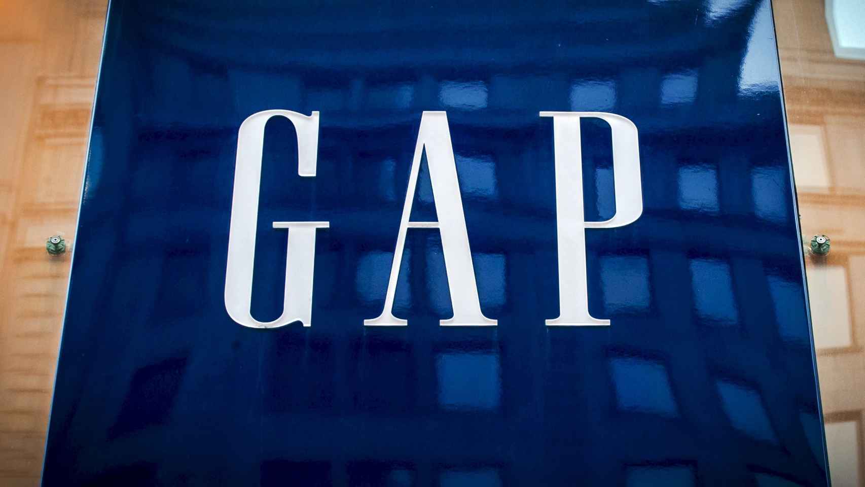 Logo de la marca estadounidense GAP.