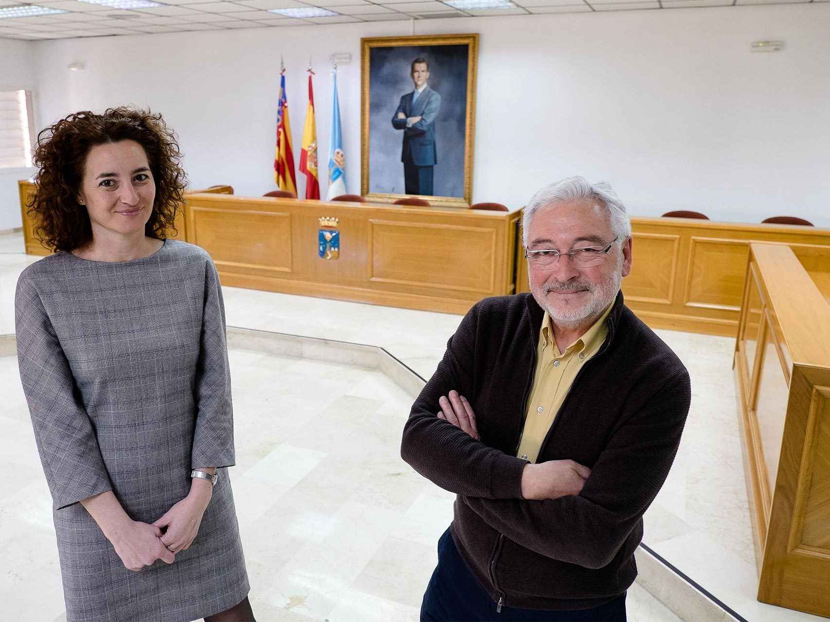 Los Alcaldes Rotativos de Torrevieja Jose Manuel Dolon y Fanny Serrano.