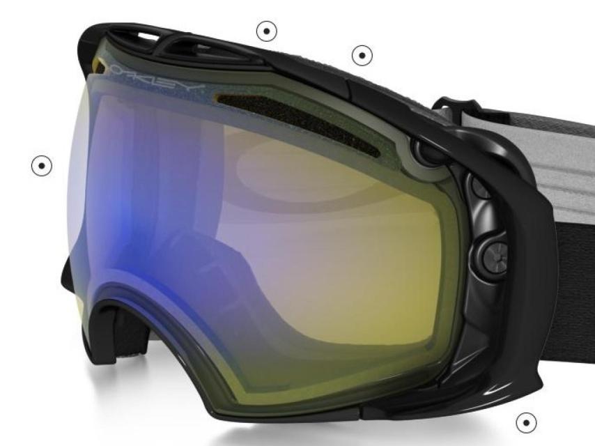 Gafas de Oakley montadas manualmente