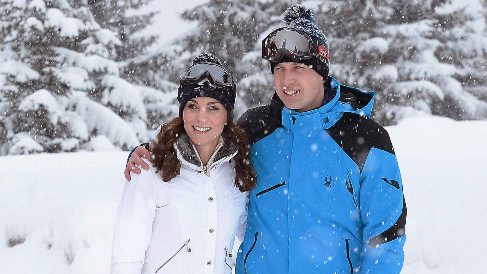Kate Middleton y Guillermo de Cambridge en su visita privada a los Alpes franceses