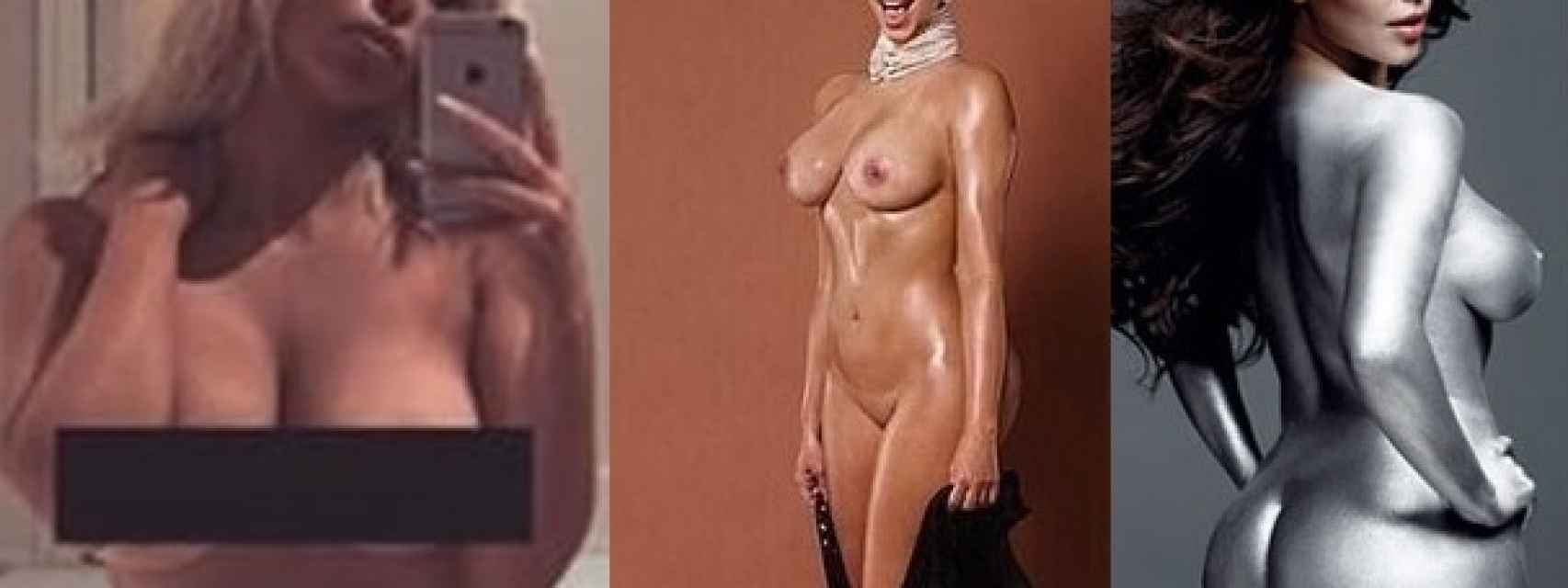 Kim Kardashian, si no es noticia, se desnuda