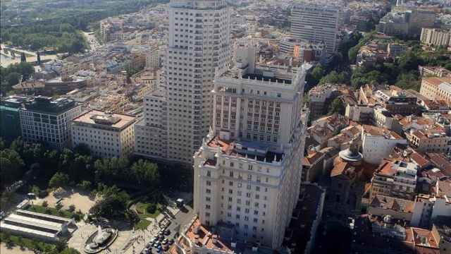 Edificio España y Torre Madrid, imagen de archivo.