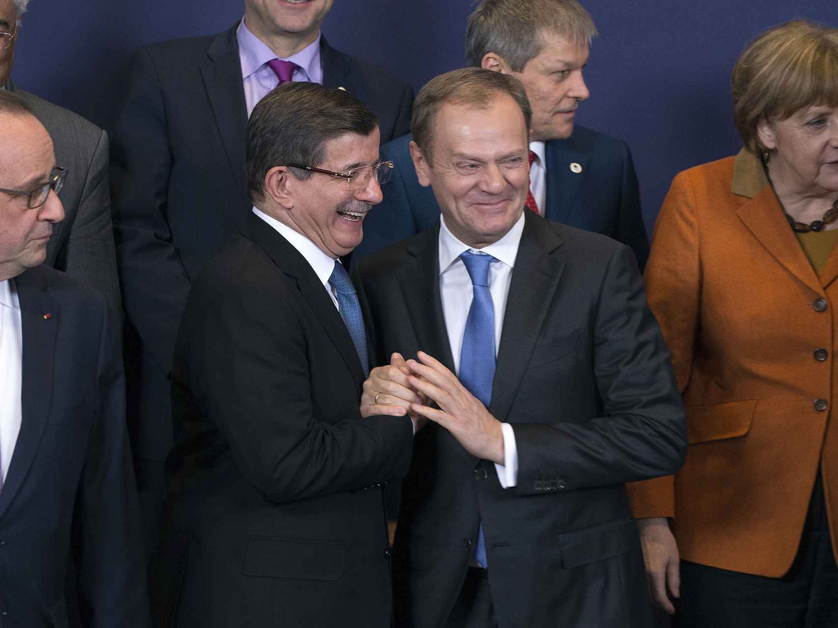 Foto de familia de la cumbre UE/Turquía
