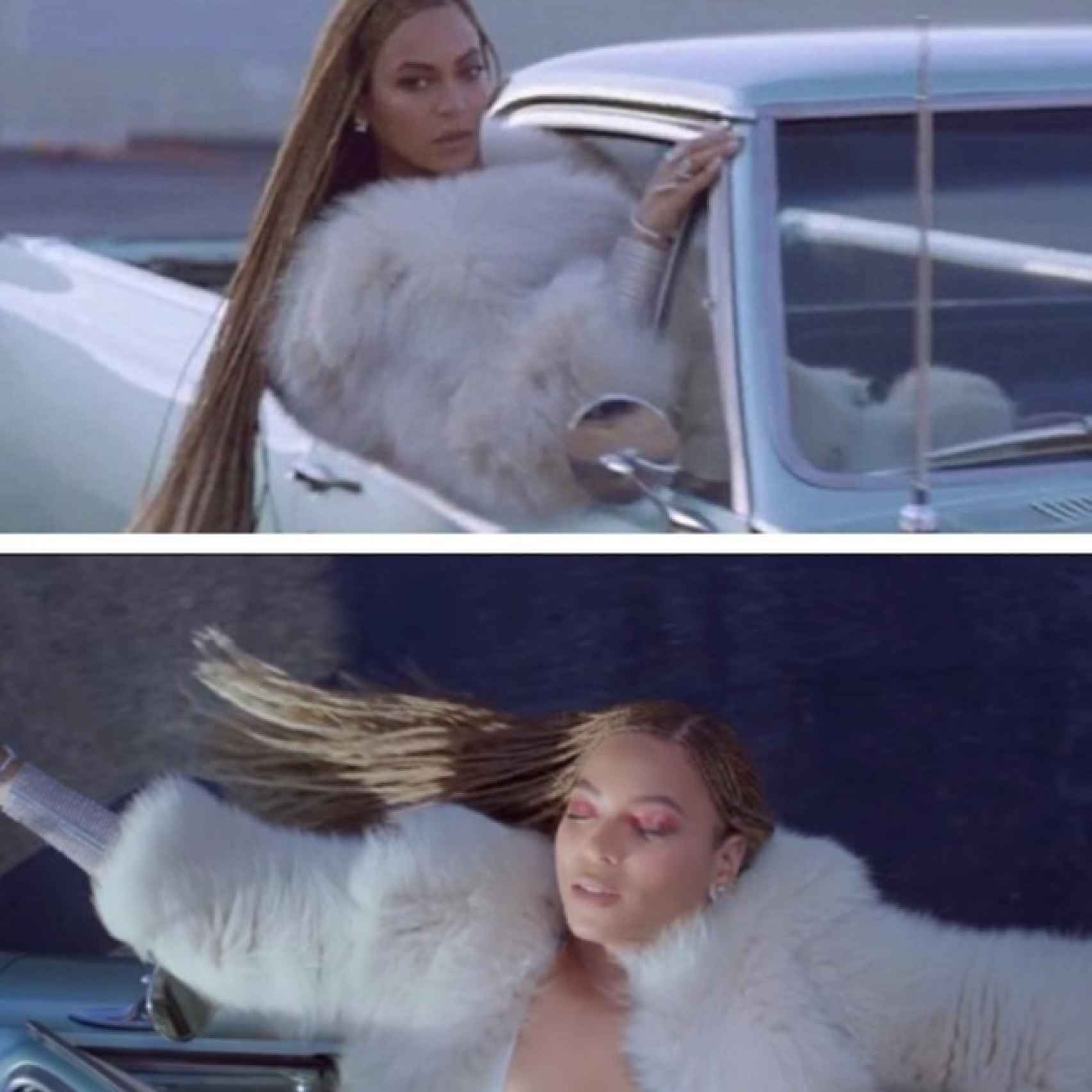 Beyoncé en el videoclip de Formation