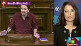 Andrea Levy critica que Iglesias llevara al Congreso la broma de 'El Intermedio'