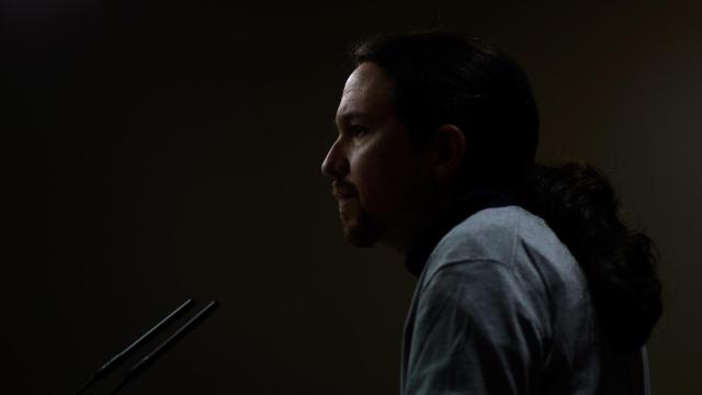 Pablo Iglesias en el Congreso de los Diputados.