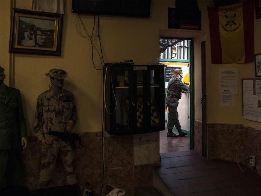 Interior de la Hermandad de Legionarios de Barcelona.