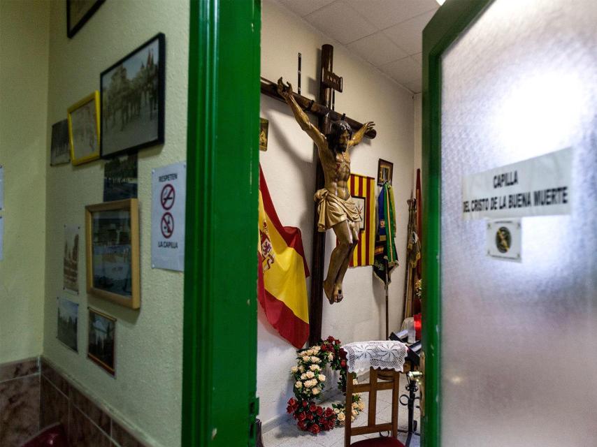 Capilla en el interior de la Hermandad de los Legionarios.