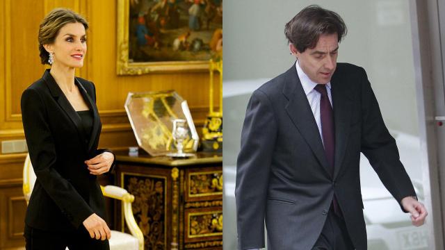 La reina doña Letizia y el empresario Javier López Madrid.