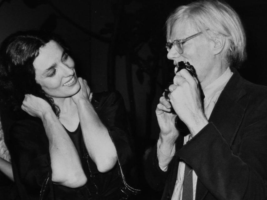 Margaret Trudeau y Andy Warhol