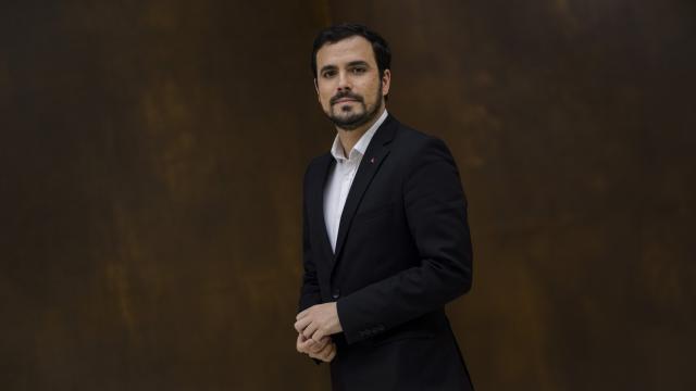 Alberto Garzón atendió a este diario cuando debió celebrarse una fallida mesa a cuatro.