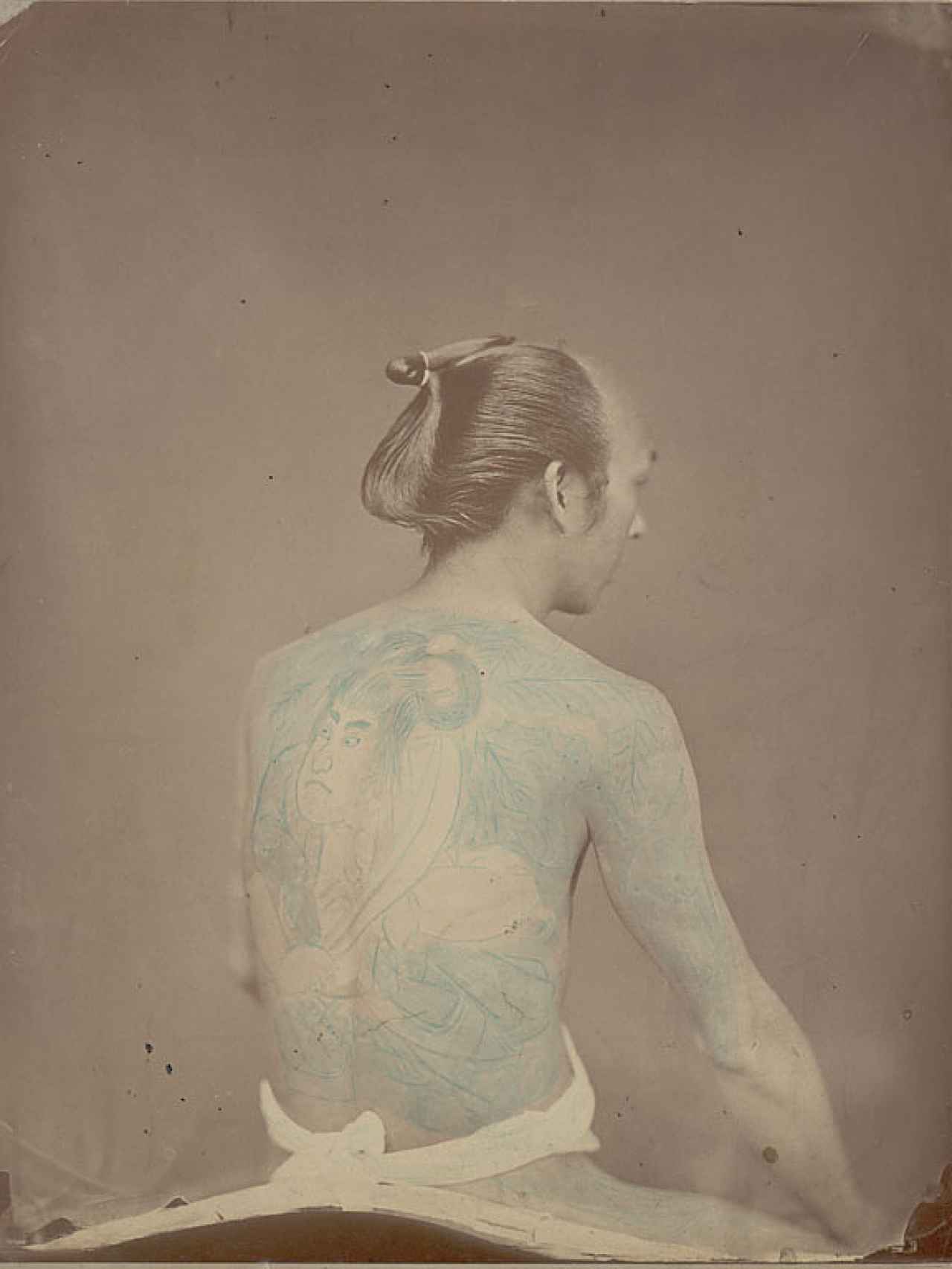 Retrato de betto (novio) tatuado, sin fecha.