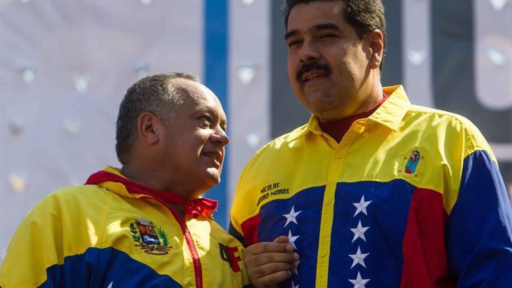 Cabello, en una manifestación reciente junto a Nicolás Maduro.