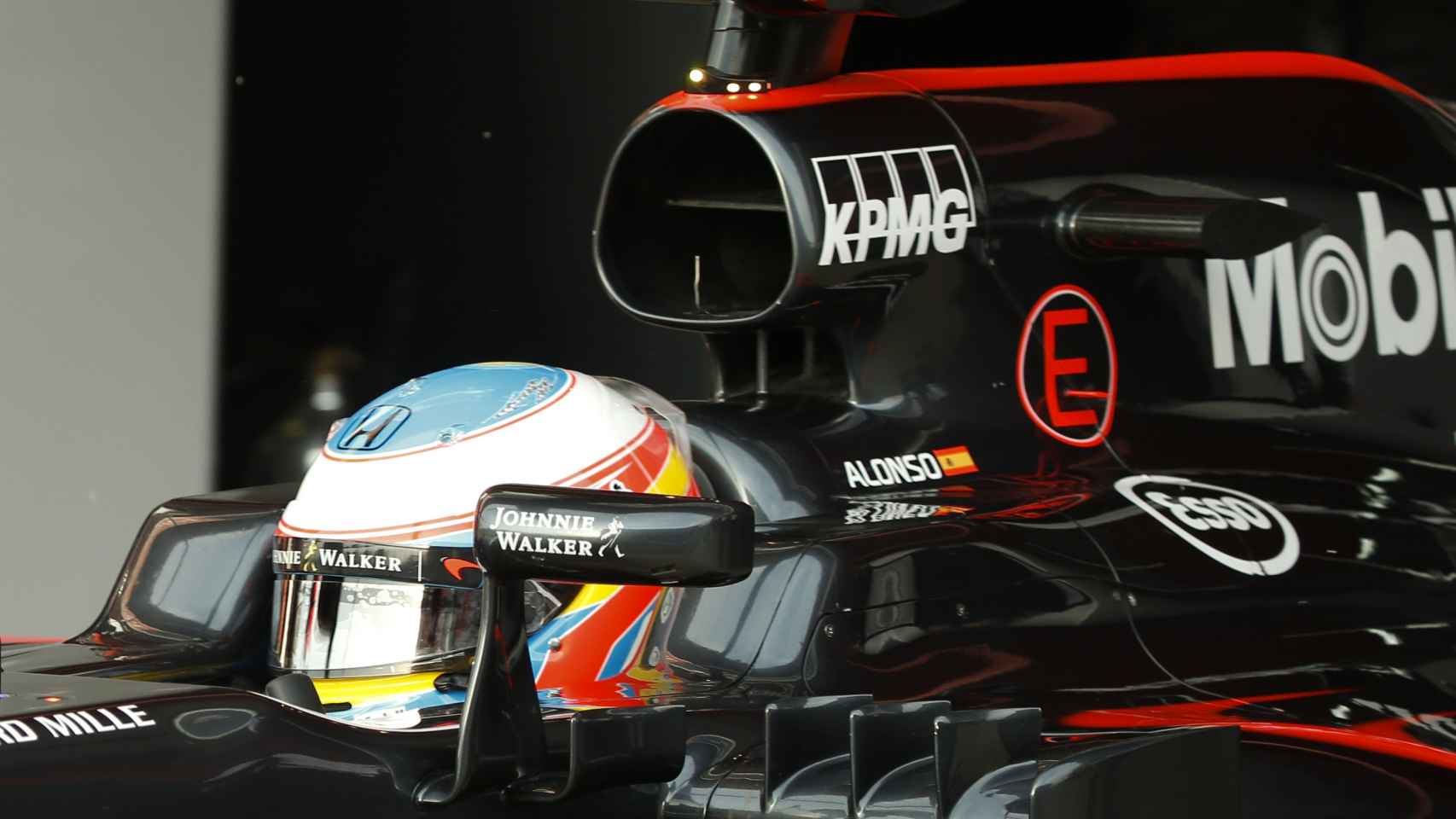 Fernando Alonso, en su McLaren-Honda.
