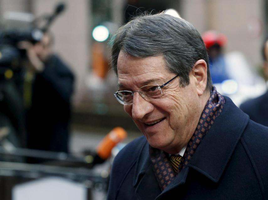 El presidente chipriota, Nicos Anastasiades