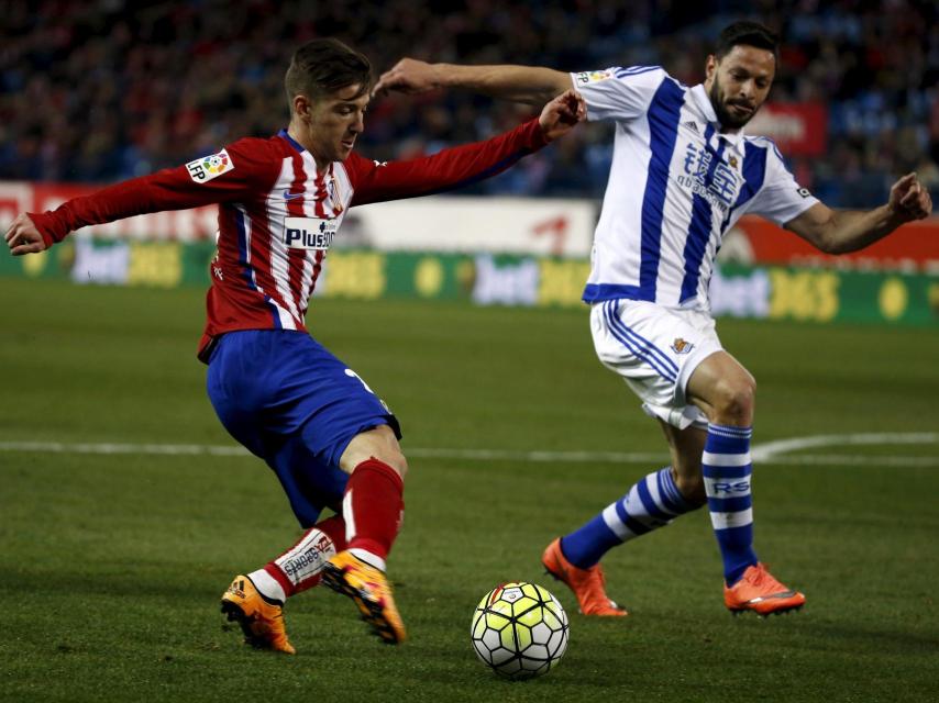 Vietto, en el partido contra la Real Sociedad.