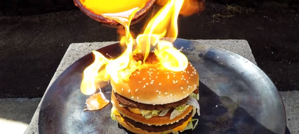 hamburguesa metal fundido 1