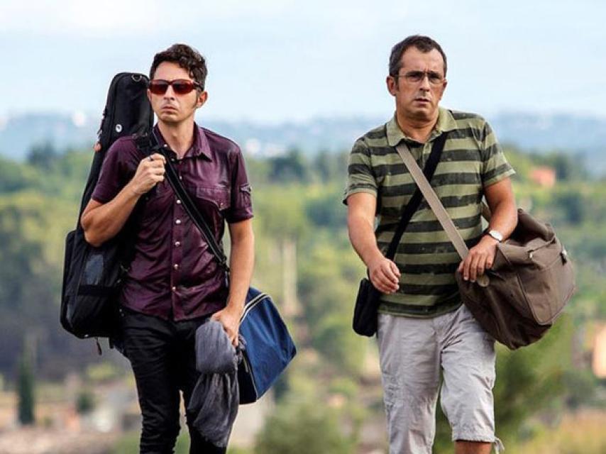 Andreu Buenafuente junto a Berto Romero en El pregón.