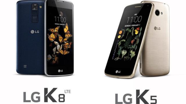 Nuevos LG K5 y K8: los móviles baratos cada vez tienen mejor aspecto