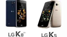 Nuevos LG K5 y K8: los móviles baratos cada vez tienen mejor aspecto
