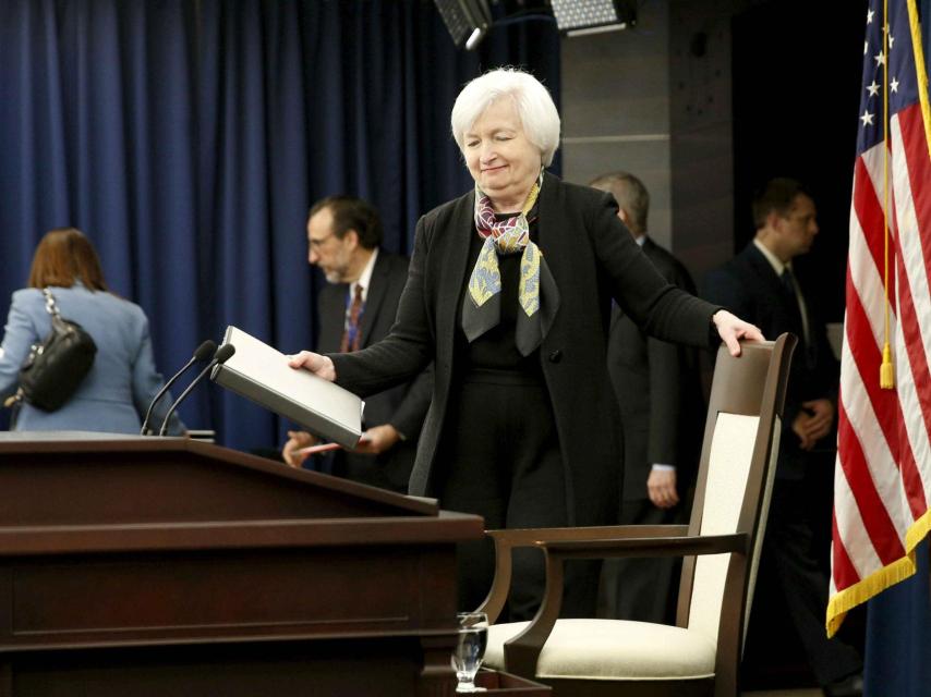 La presidenta de la Reserva Federal, Janet Yellen