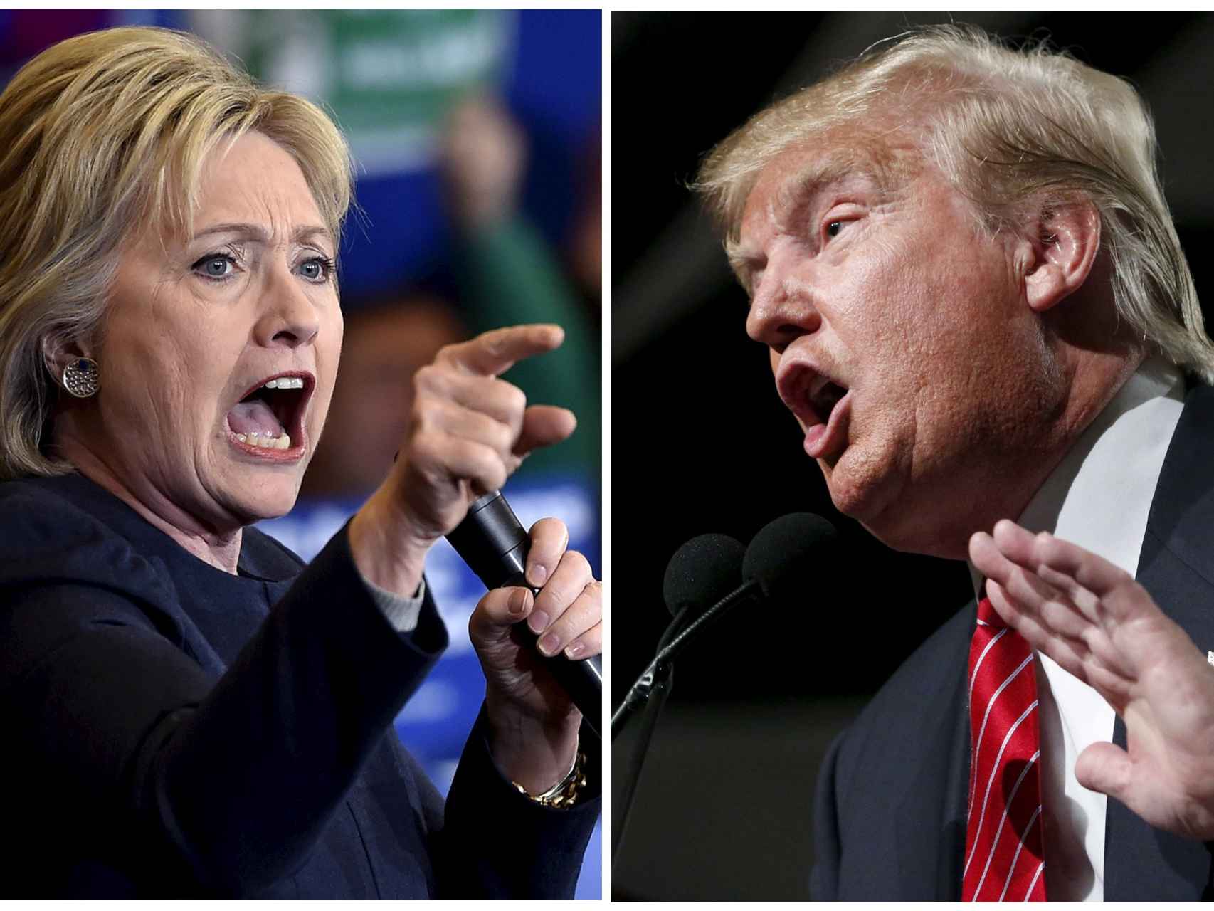 Clinton y Trump avanzan seguros a la candidatura de sus partidos.