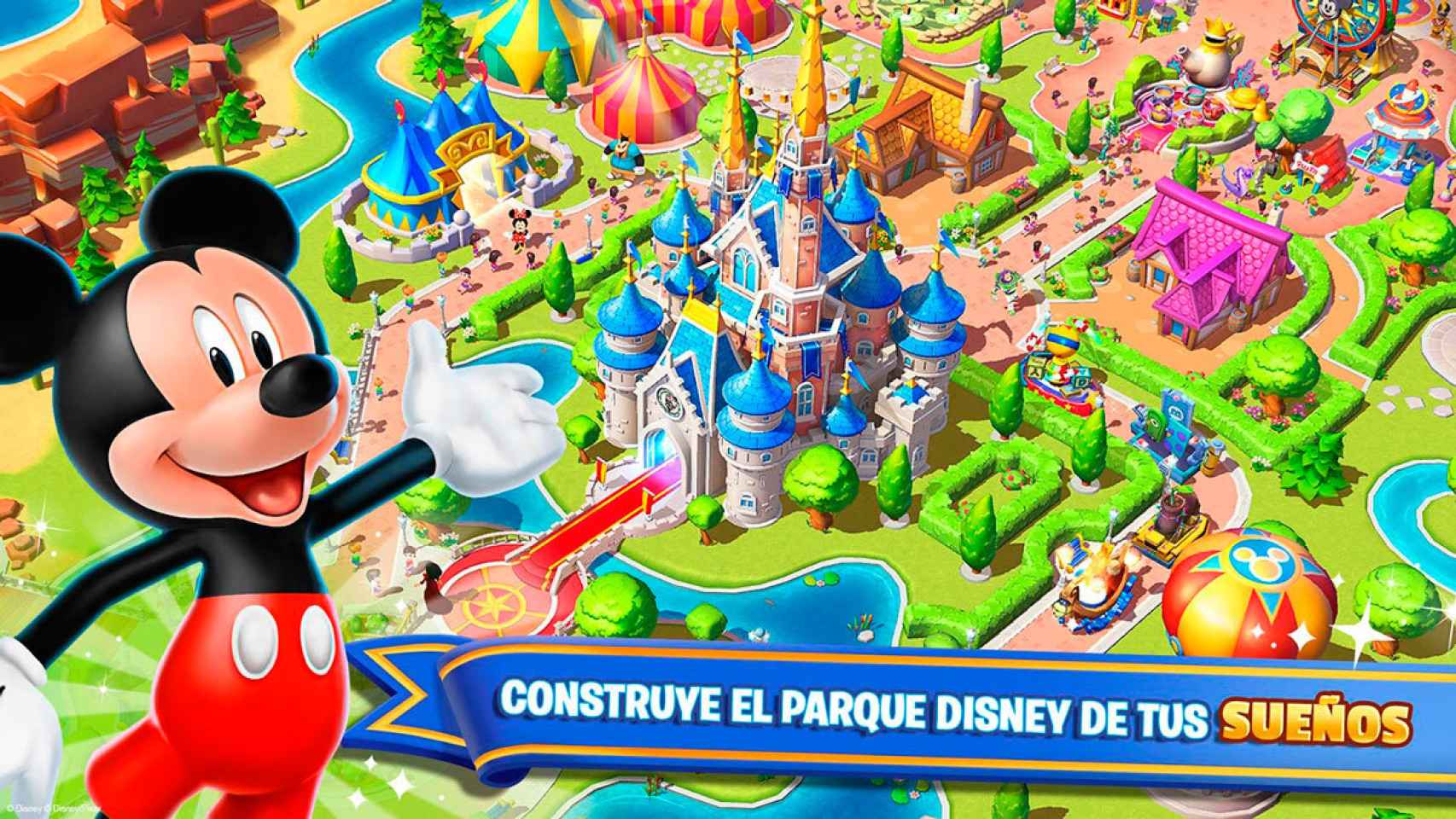 Crea el parque de atracciones de tus sueños con Disney Magic Kingdoms