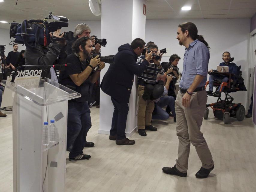 El secretario general de Podemos, Pablo Iglesias.