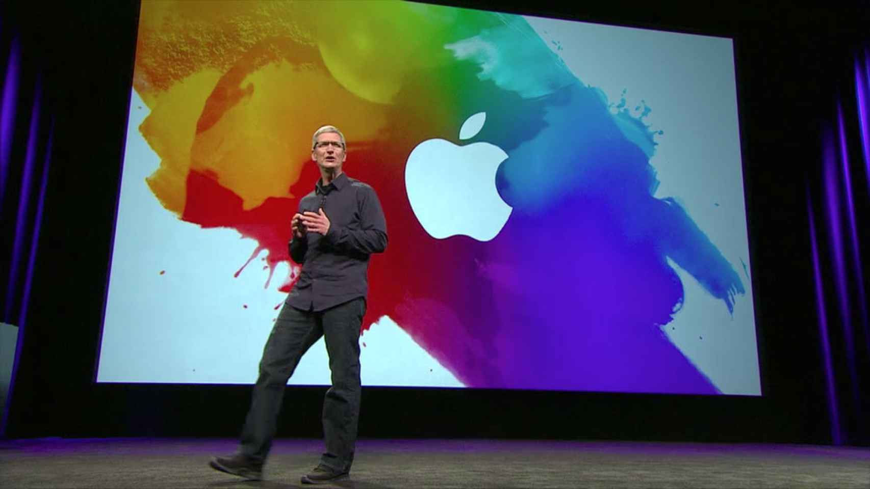 Tim Cook, actual CEO de Apple.