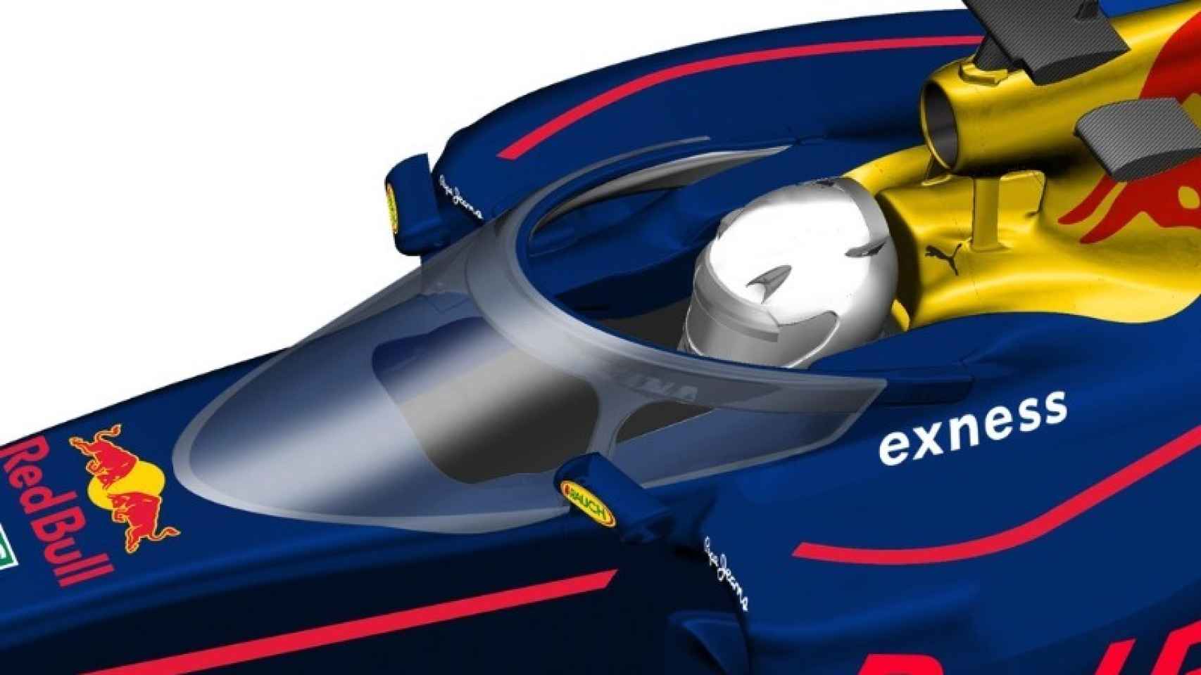 Imagen del prototipo de Halo de Red Bull.
