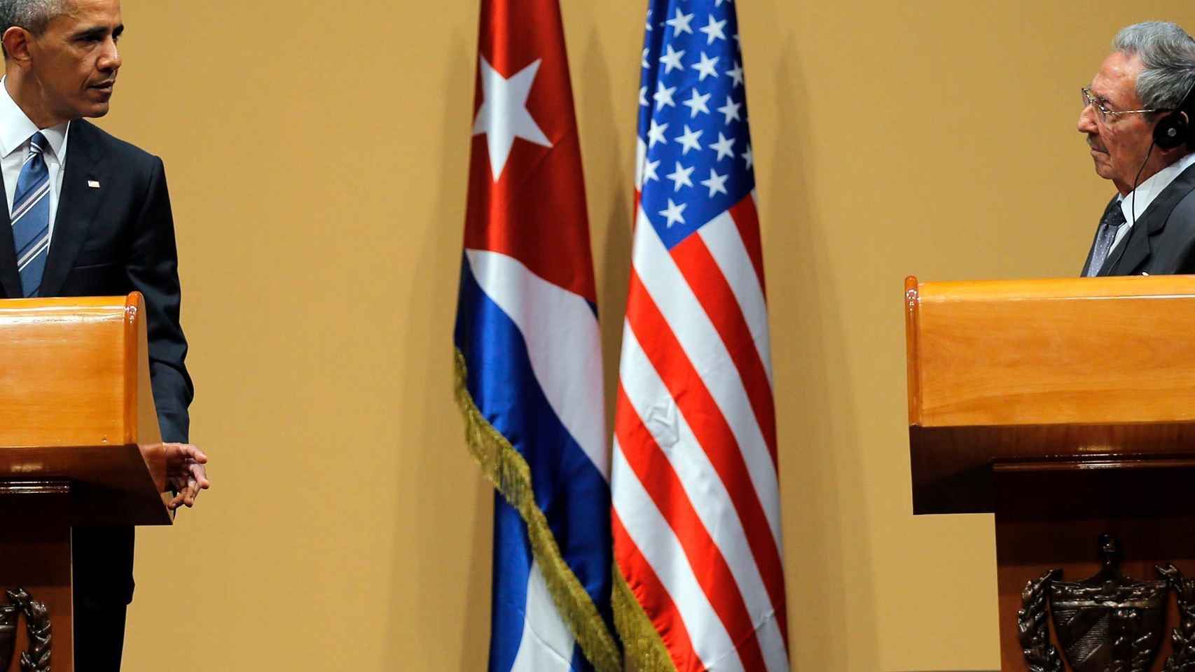Obama y Castro, en rueda de prensa en La Habana.
