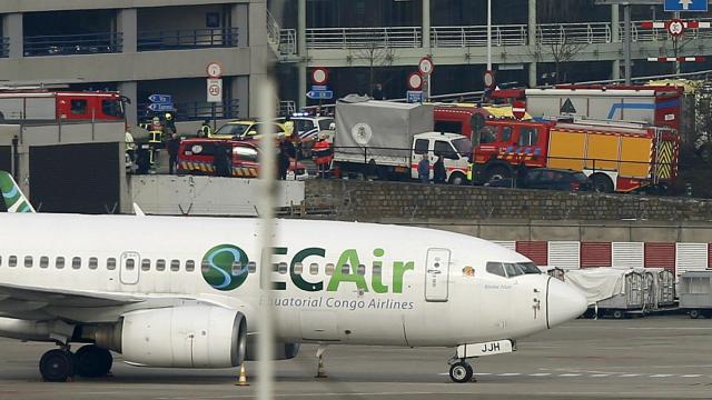 Imagen del aeropuerto de Zaventem en Bruselas.