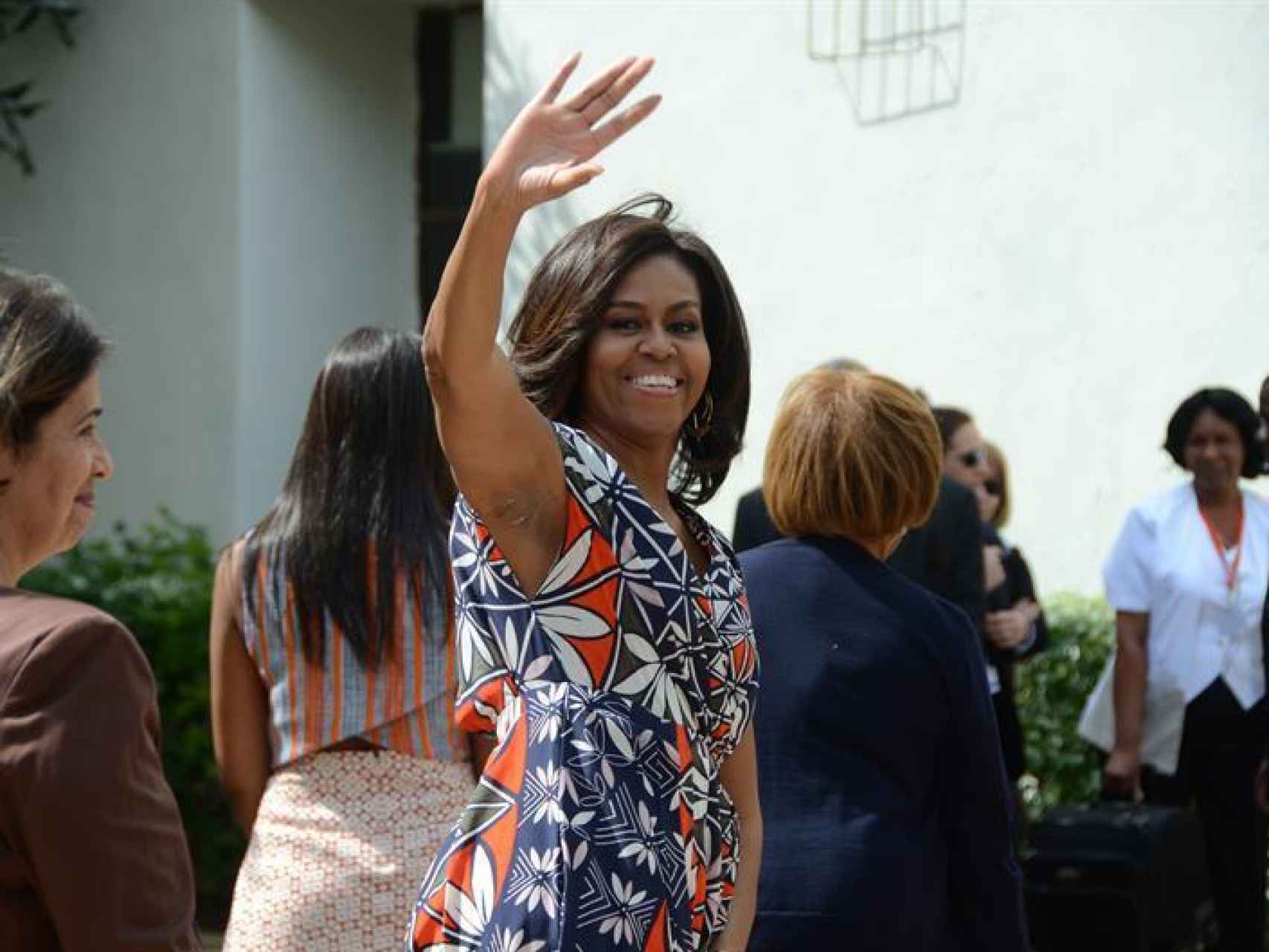 Michelle Obama, durante la visita que toda la familia realizó a Cuba.